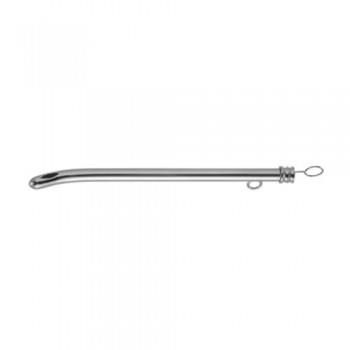 Female Catheter 12 Charr. Brass - Chrome Plated, 15 cm - 6"